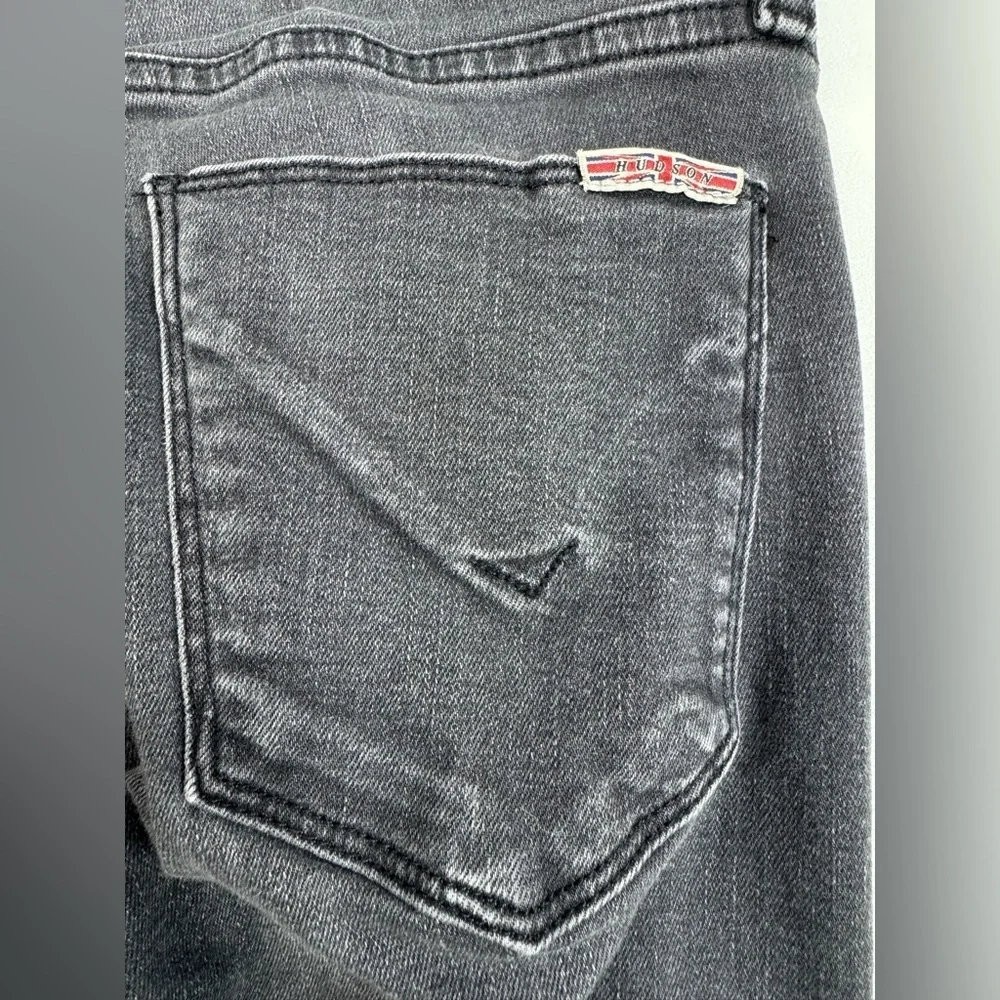 Hudson Krista Super Skinny Faded Black Stretch Jeans Size 27/4